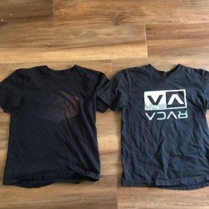 Boys RVCA shirts